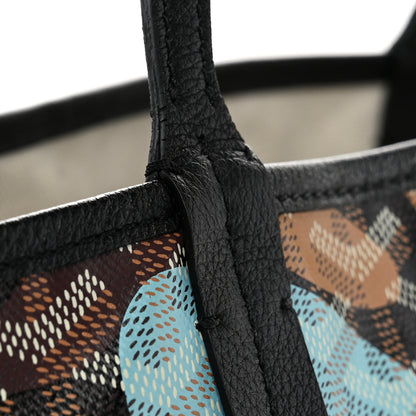 Goyard Goyardine Saint Louis Lettres Camouflage PM Black Blue 14 of 15