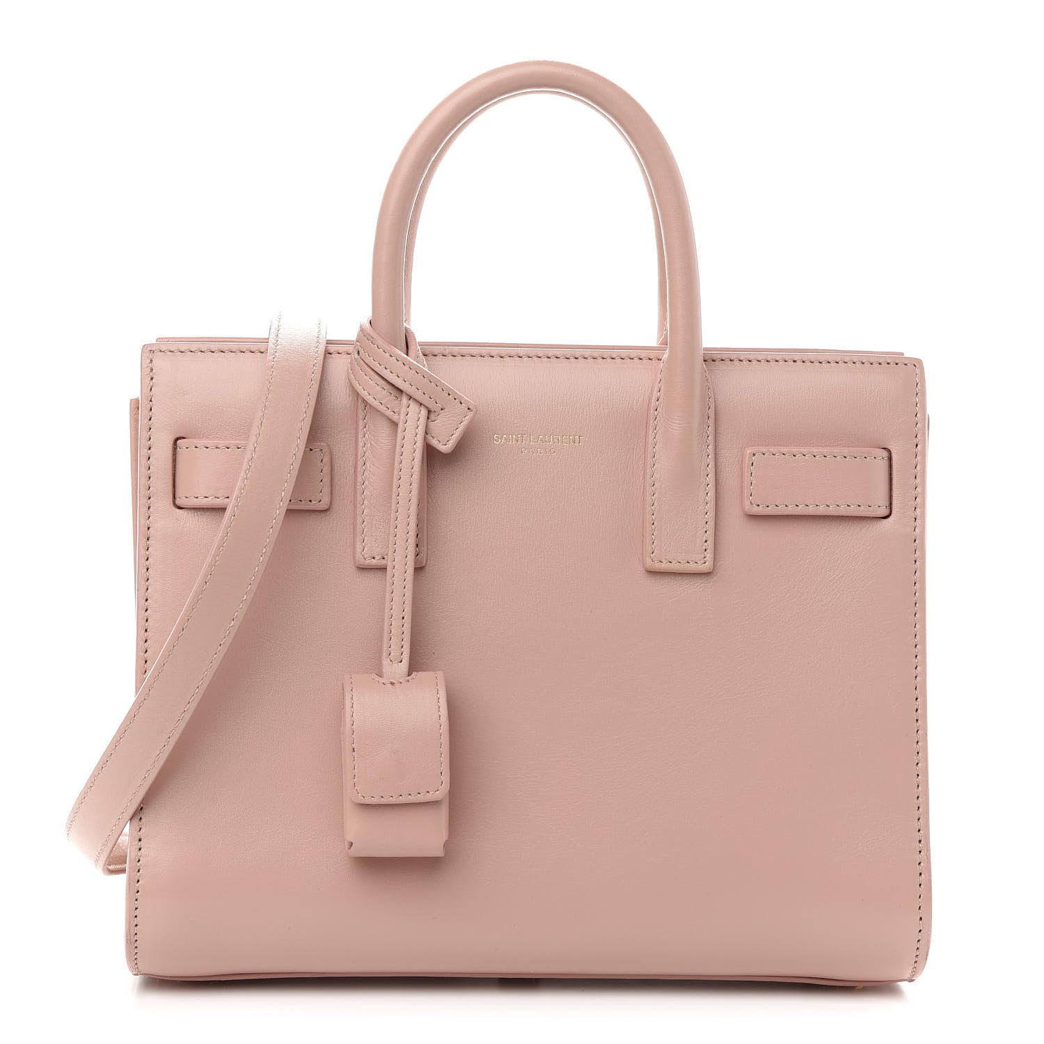 Saint Laurent Calfskin Nano Sac De Jour Pale Pink 1 of 11