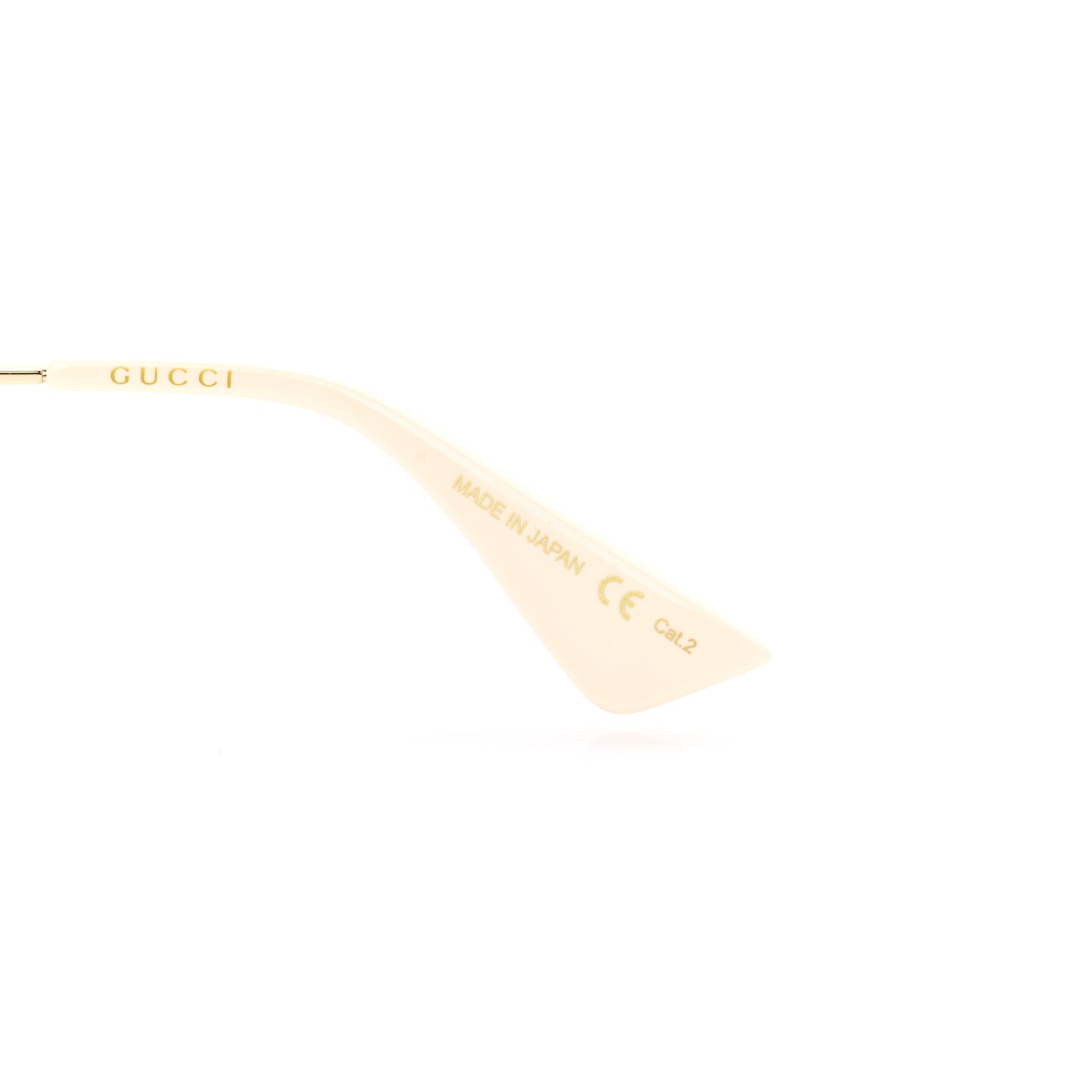 Metal Acetate Striped Maison Del'Amour Round Frame Sunglasses GG0113S Red Green
