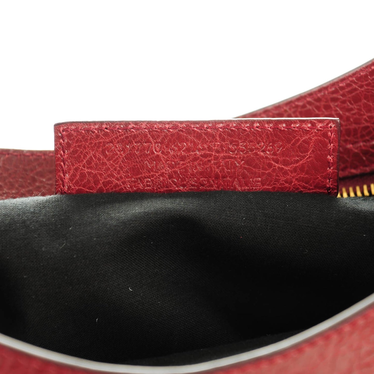 Agneau Giant 12 Gold Hardware City Rouge Cerise