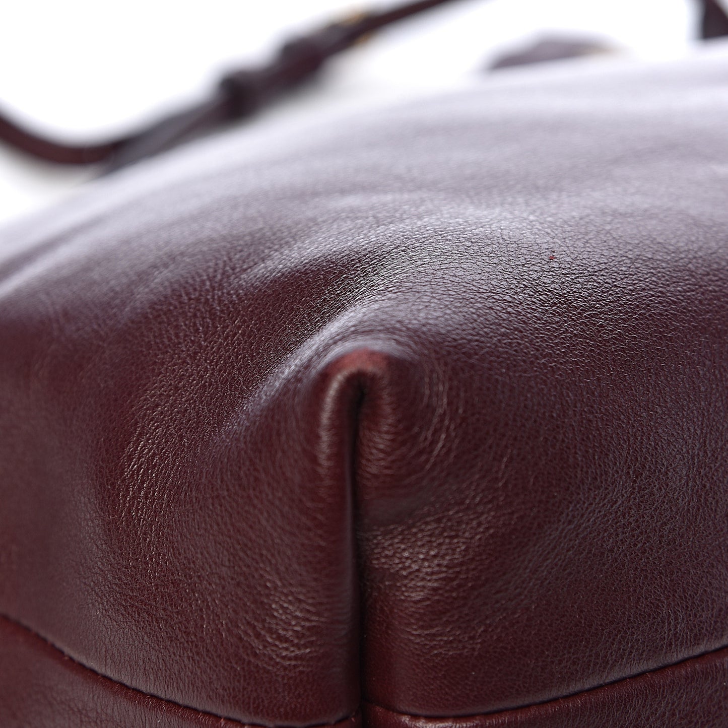 Calfskin House Check Little Crush Deep Claret