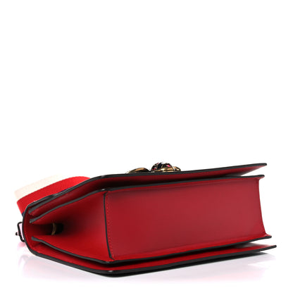 Gucci Calfskin Sylvie Web Small Queen Margaret Top Handle Bag Blue Agata Hibiscus Red Mystic White Sugar Pink 4 of 16