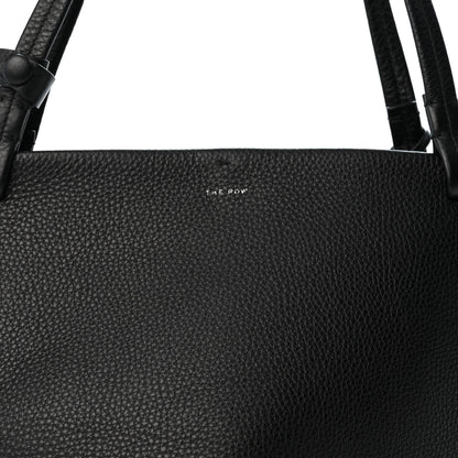 The Row Grained Calfskin Park Tote Three Black 8 of 10