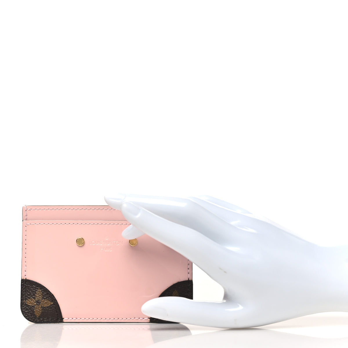 Louis Vuitton Patent Miroir Venice Card Holder Rose Ballerine 2 of 7
