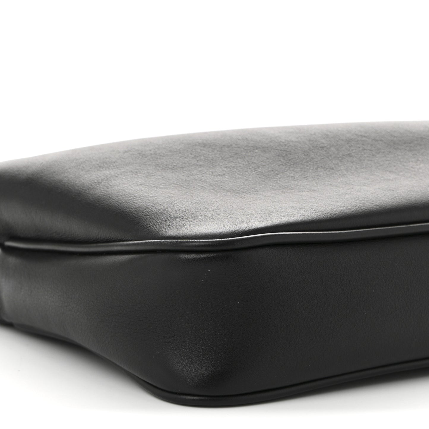 Natural Smooth Calfskin Rodeo Sling Pochette Black