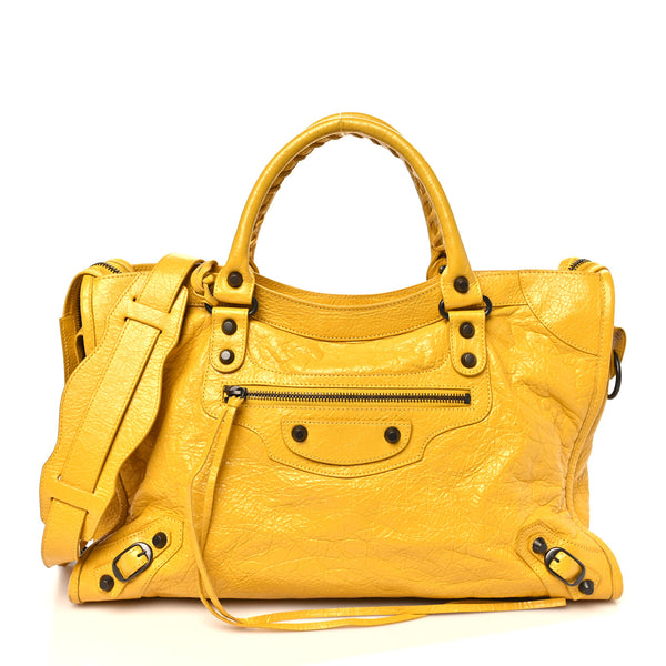Balenciaga Agneau Classic Hardware City Tournesol 1905189