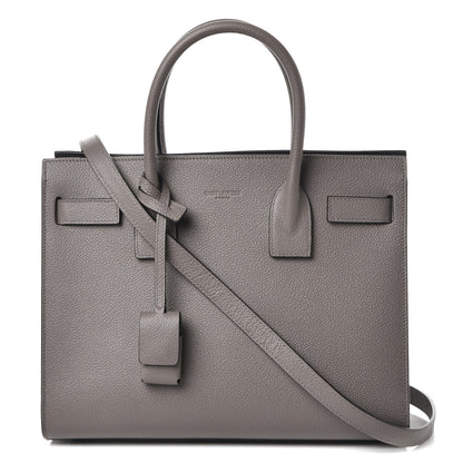 Saint Laurent Grained Calfskin Baby Sac De Jour Grey 1 of 9