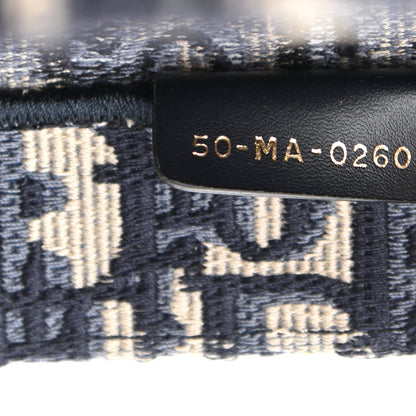 Christian Dior Oblique Medium Book Tote Blue Multicolor 6 of 9