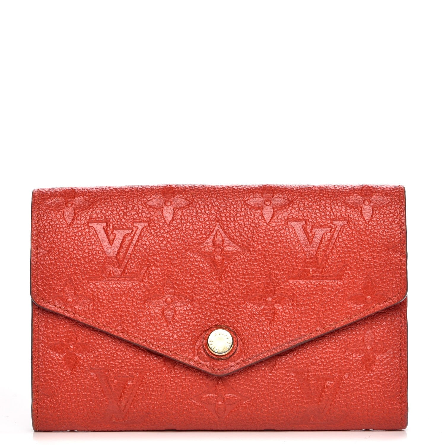 Louis Vuitton Empreinte Compact Curieuse Wallet Cherry 1 of 8