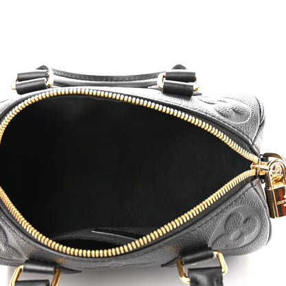 Louis Vuitton Empreinte Monogram Giant Speedy Bandouliere 20 Black 5 of 10