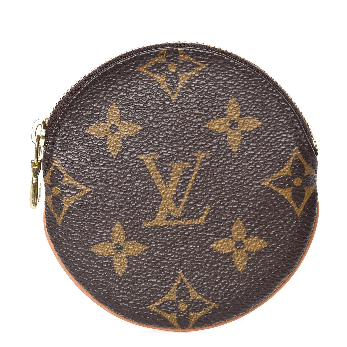 Monogram Round Coin Purse