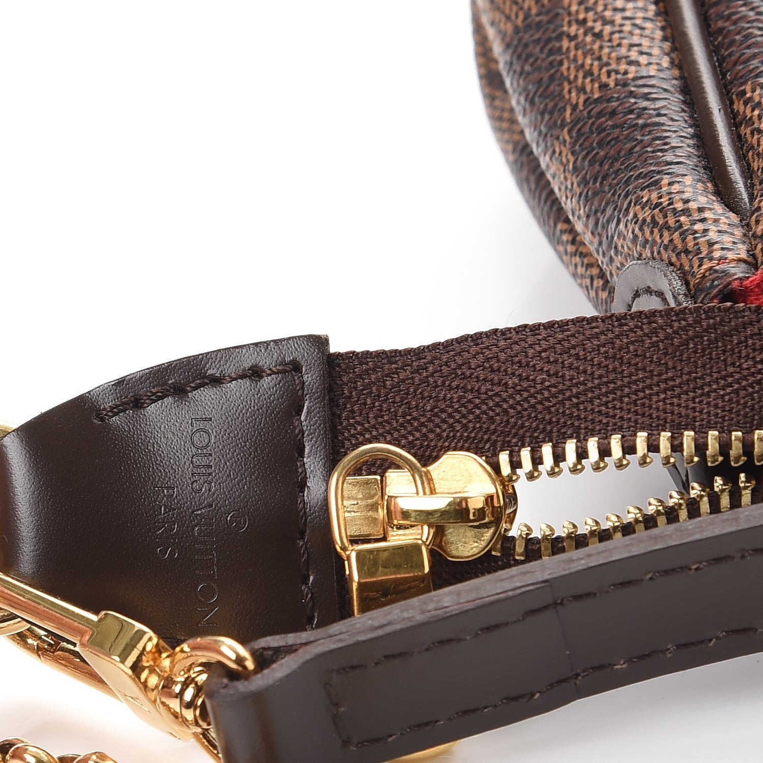 Louis Vuitton Damier Ebene Eva Clutch 6 of 10
