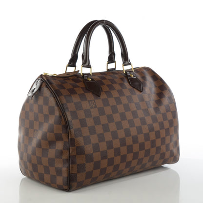 Louis Vuitton Damier Ebene Speedy 30 3 of 8