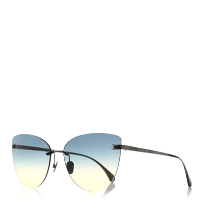Chanel Cat Eye Sunglasses 4273-T Blue 1 of 7