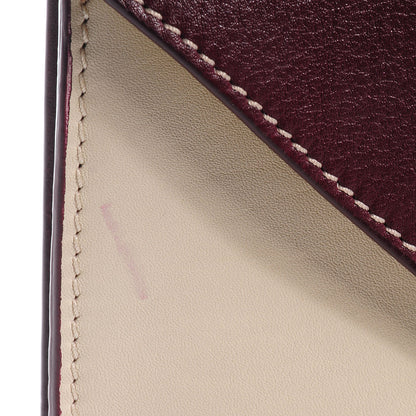 Celine Calfskin Envelope Shoulder Bag Burgundy 5 of 9