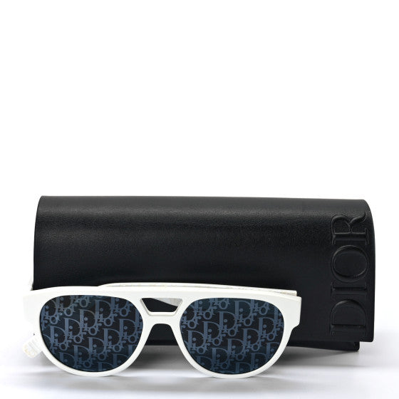 Christian Dior Acetate DiorB23 R1I Oblique Sunglasses White 2 of 5