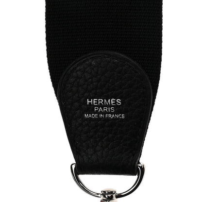 Hermes Taurillon Clemence Evelyne III GM Black 6 of 11