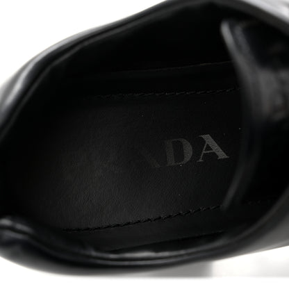 Prada Spazzolato Rois Monolith 55mm Derby Loafers 38 Black 8 of 12