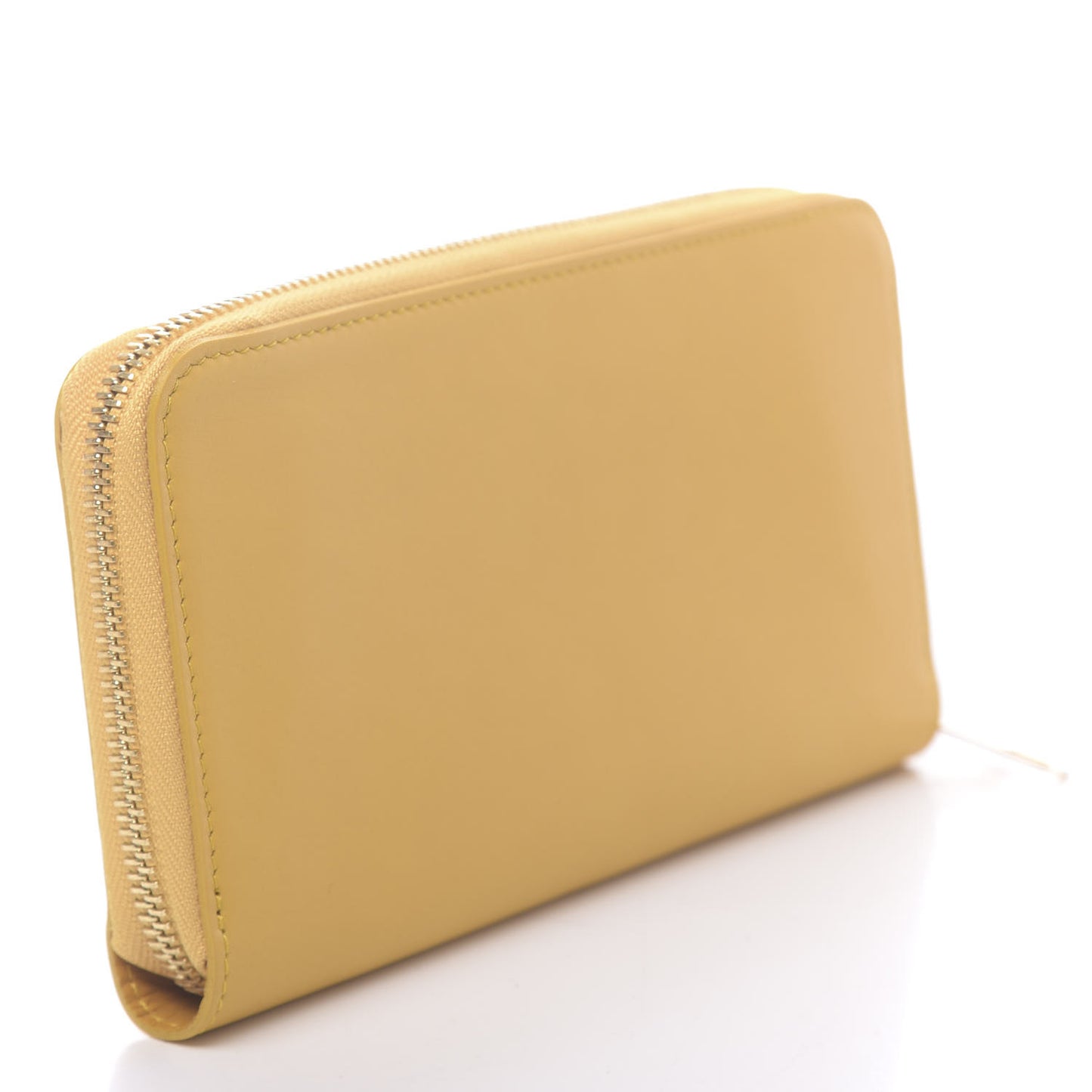 Supple Calfskin Paname Flight Zippy Wallet Yellow