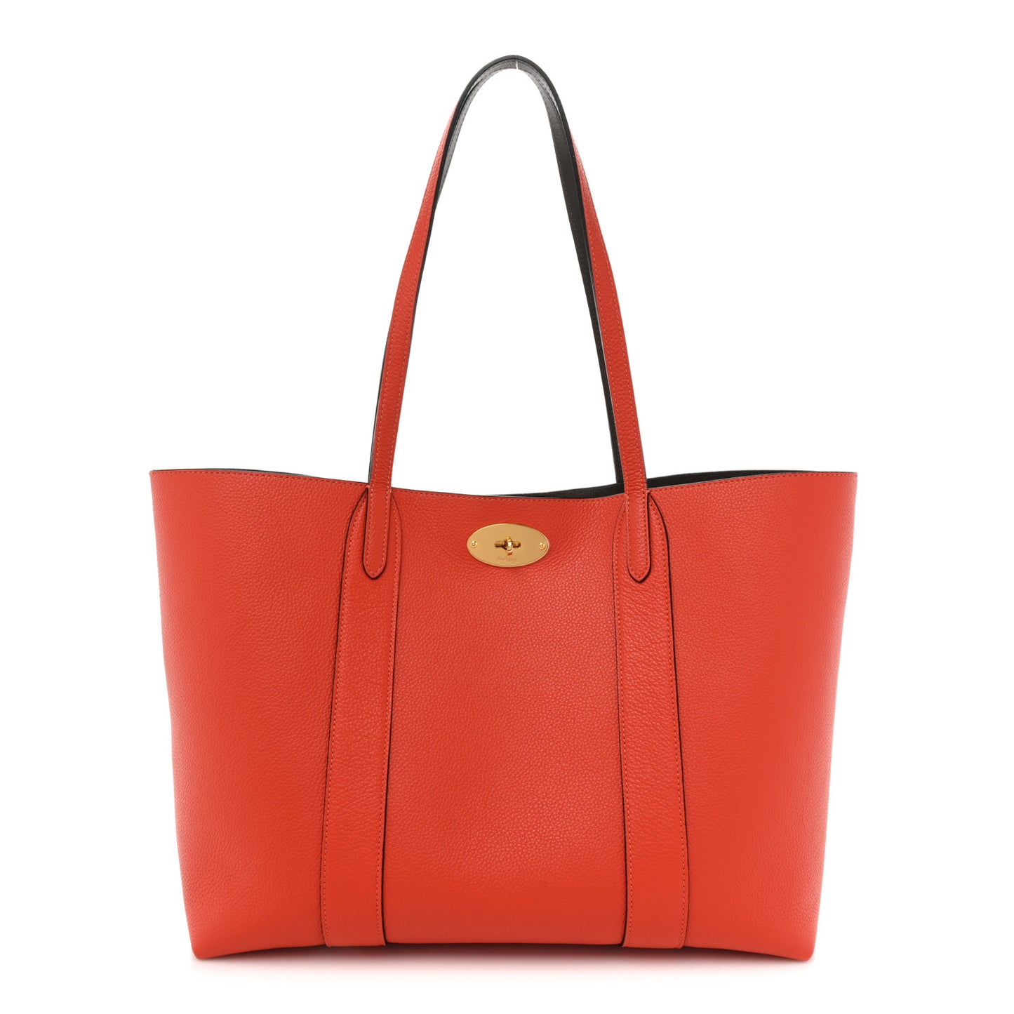 Small Classic Grain Bayswater Tote Orange