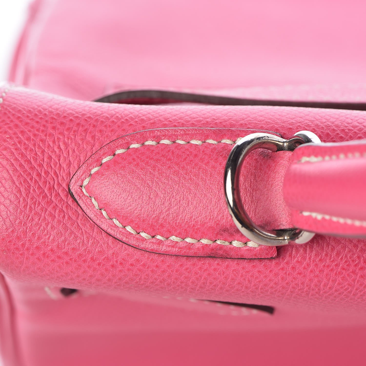 Hermes Epsom Candy Kelly Retourne 32 Rose Tyrien Rubis 15 of 40