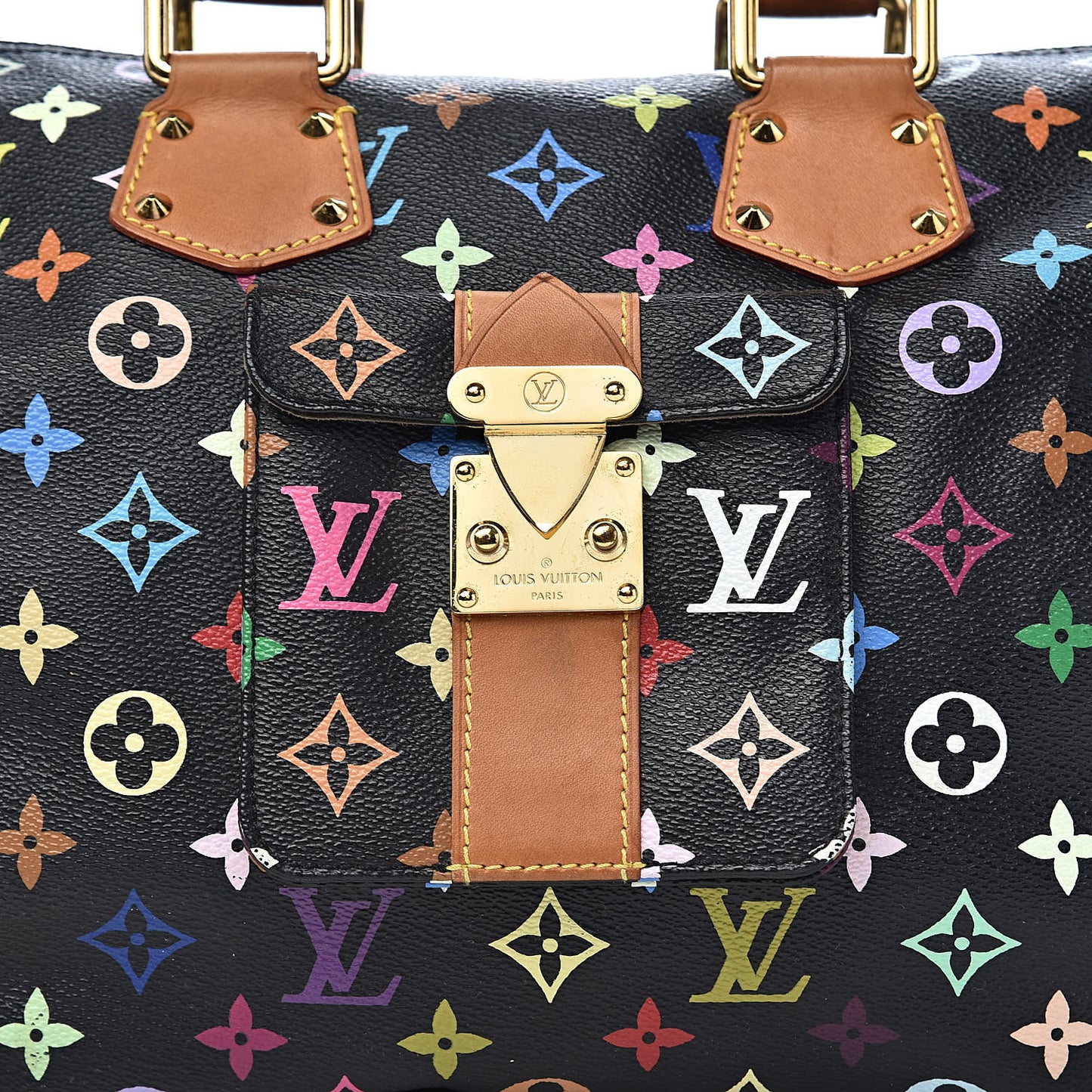 Monogram Multicolor Speedy 30 Black