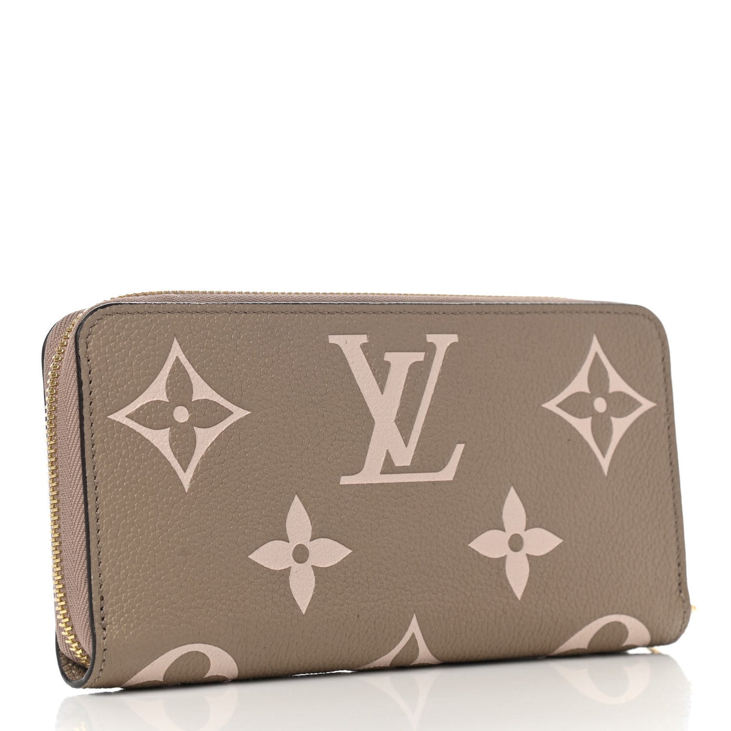 Empreinte Monogram Giant Zippy Wallet Tourterelle Creme