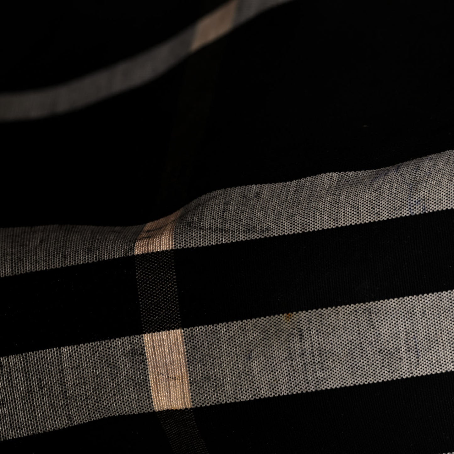 Coated Canvas Mega Check Medium Doodle Tote Black White