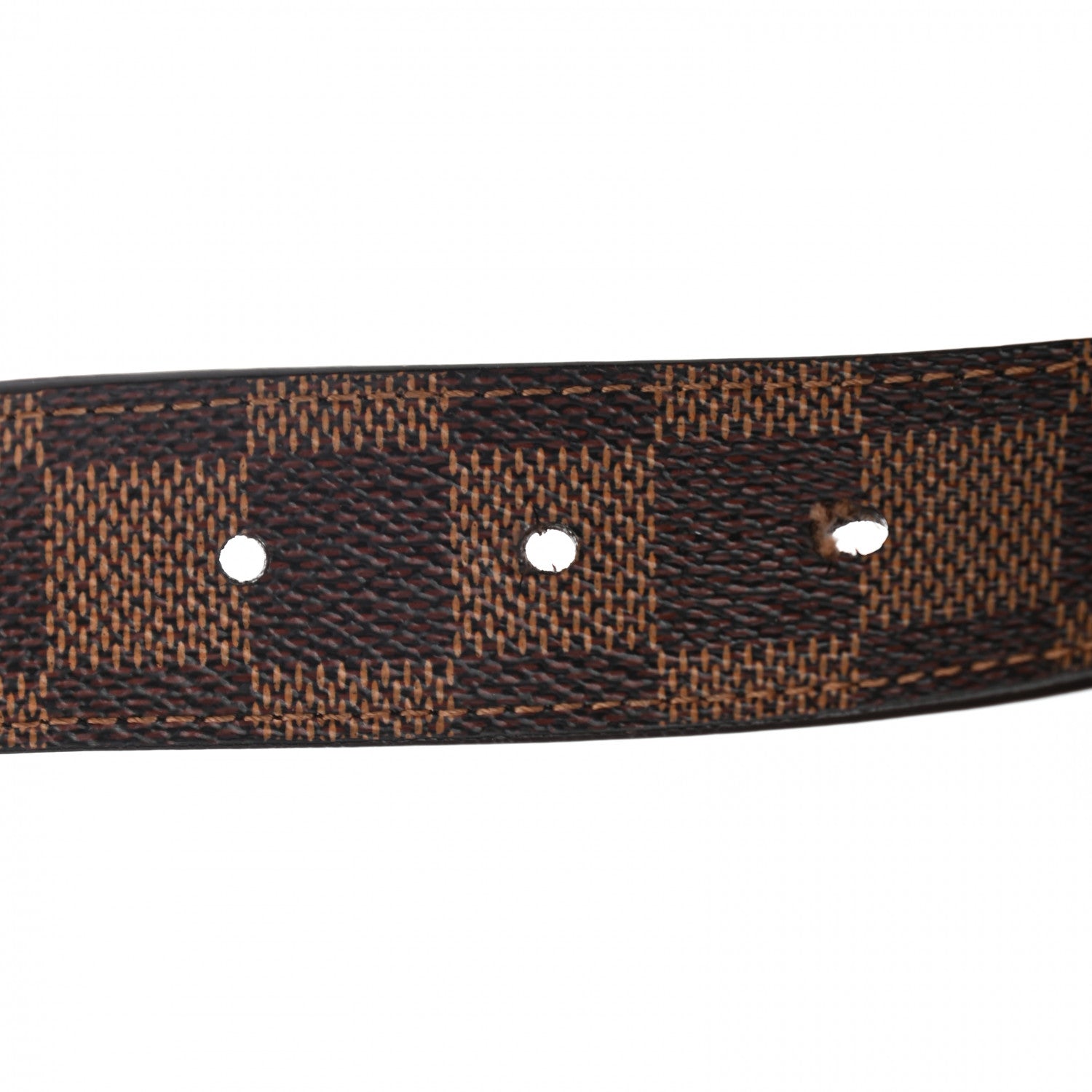 Louis Vuitton Damier Ebene LV Paris Buckle Belt 85 34 3 of 5