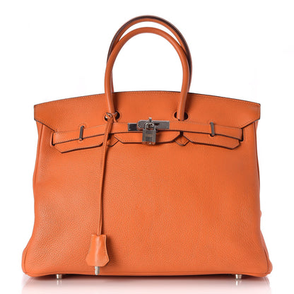 Hermes Togo Birkin 35 Orange 1 of 27