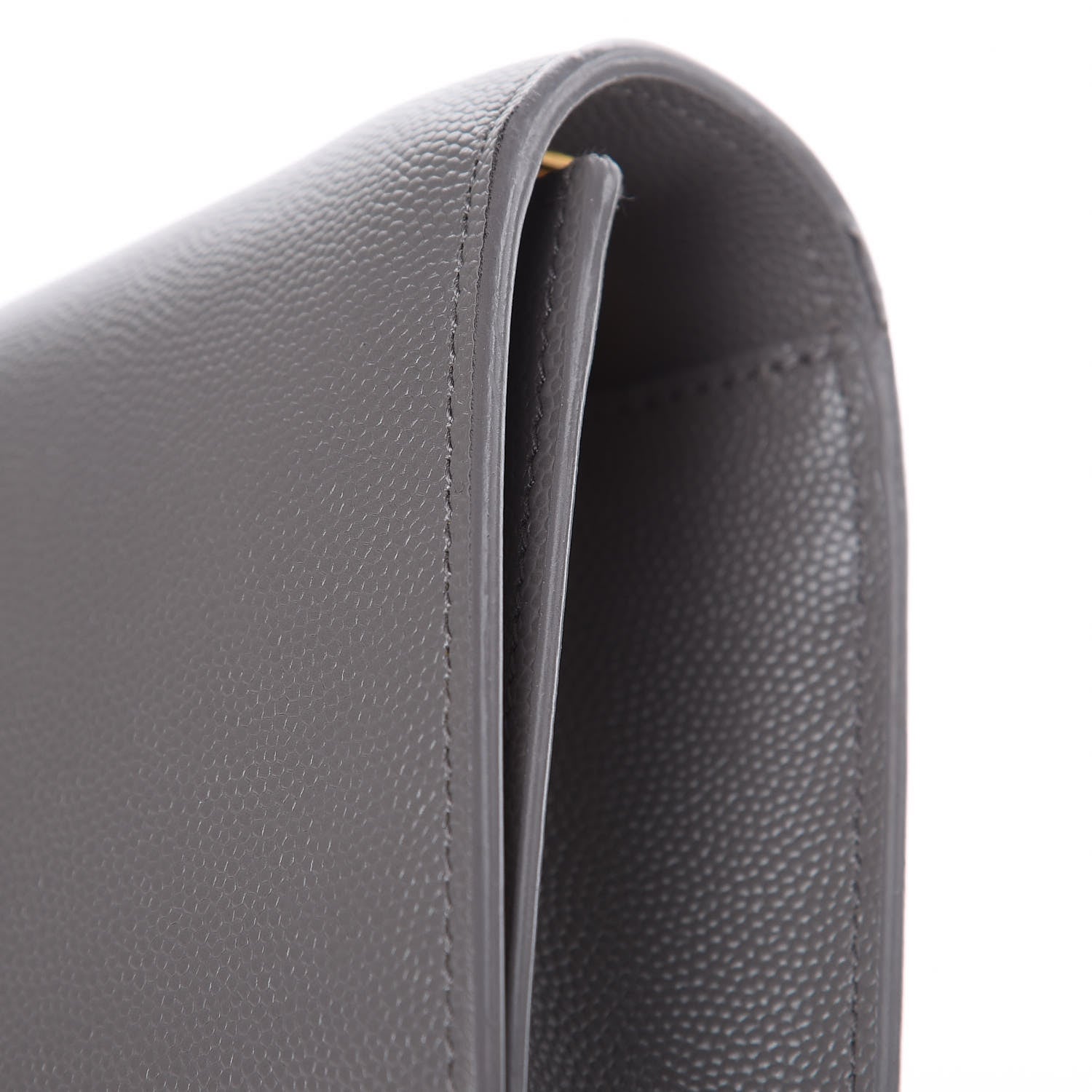 Saint Laurent Grain De Poudre Small Monogram Kate Satchel Fog 9 of 13