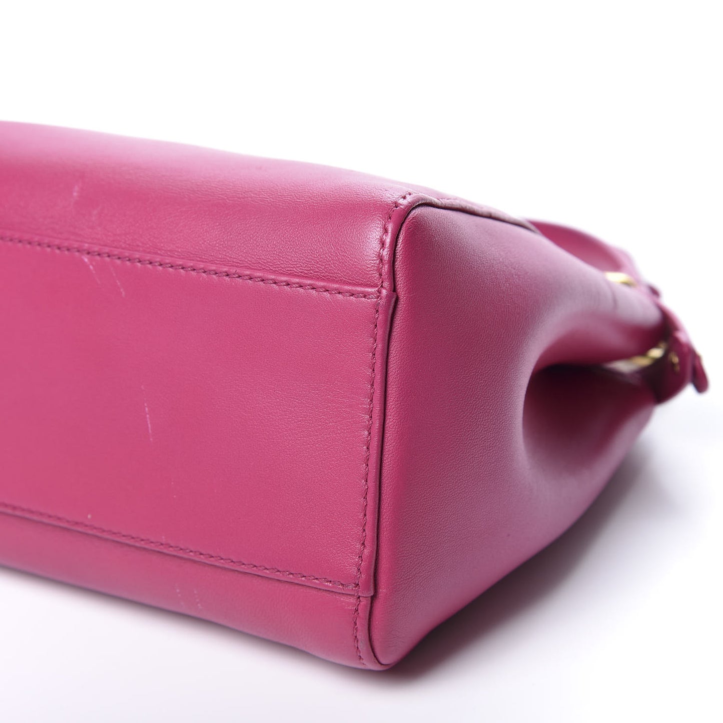 Nappa Mini Peekaboo Iconic Satchel Magenta
