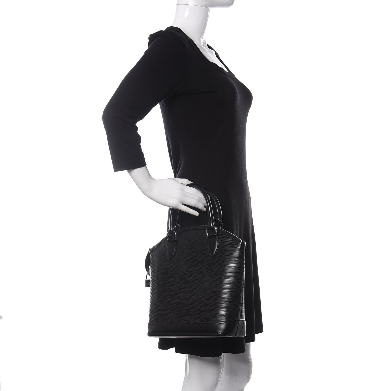 Louis Vuitton Epi Lockit Black 2 of 10