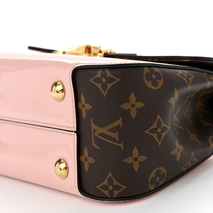 Louis Vuitton Patent Calfskin Monogram Cherrywood PM Rose Ballerine 8 of 9