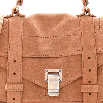Proenza Schouler Suede Tiny PS1 Satchel Tan 6 of 9