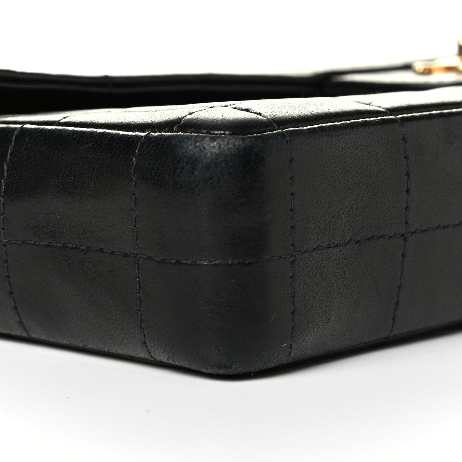 Chanel Lambskin East West Chocolate Bar Flap Black 6 of 8