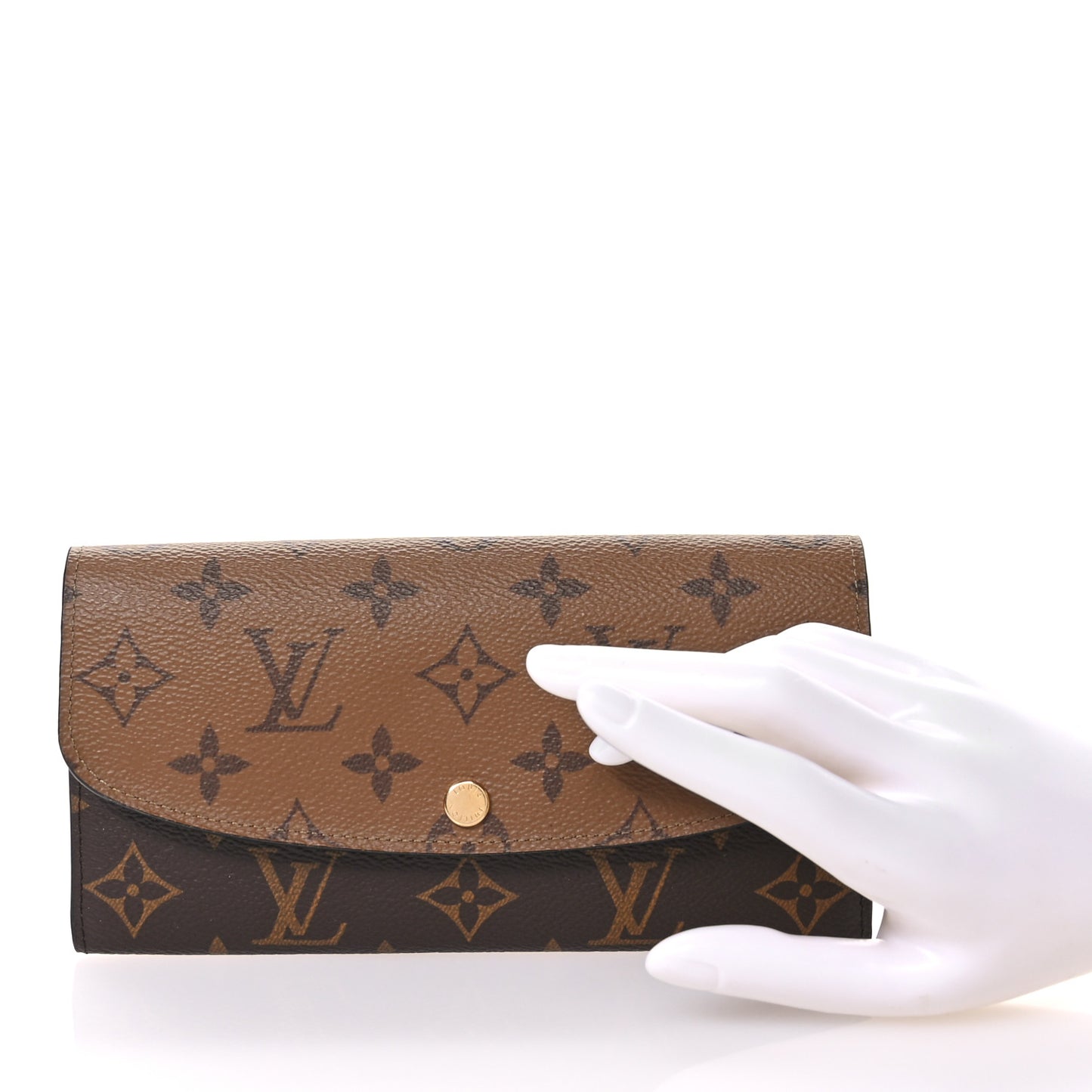Reverse Monogram Emilie Wallet