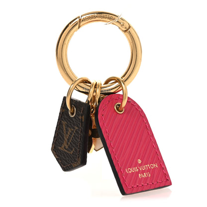 Louis Vuitton Monogram Fetish Lug Tag Bag Charm Fuschia 1 of 5