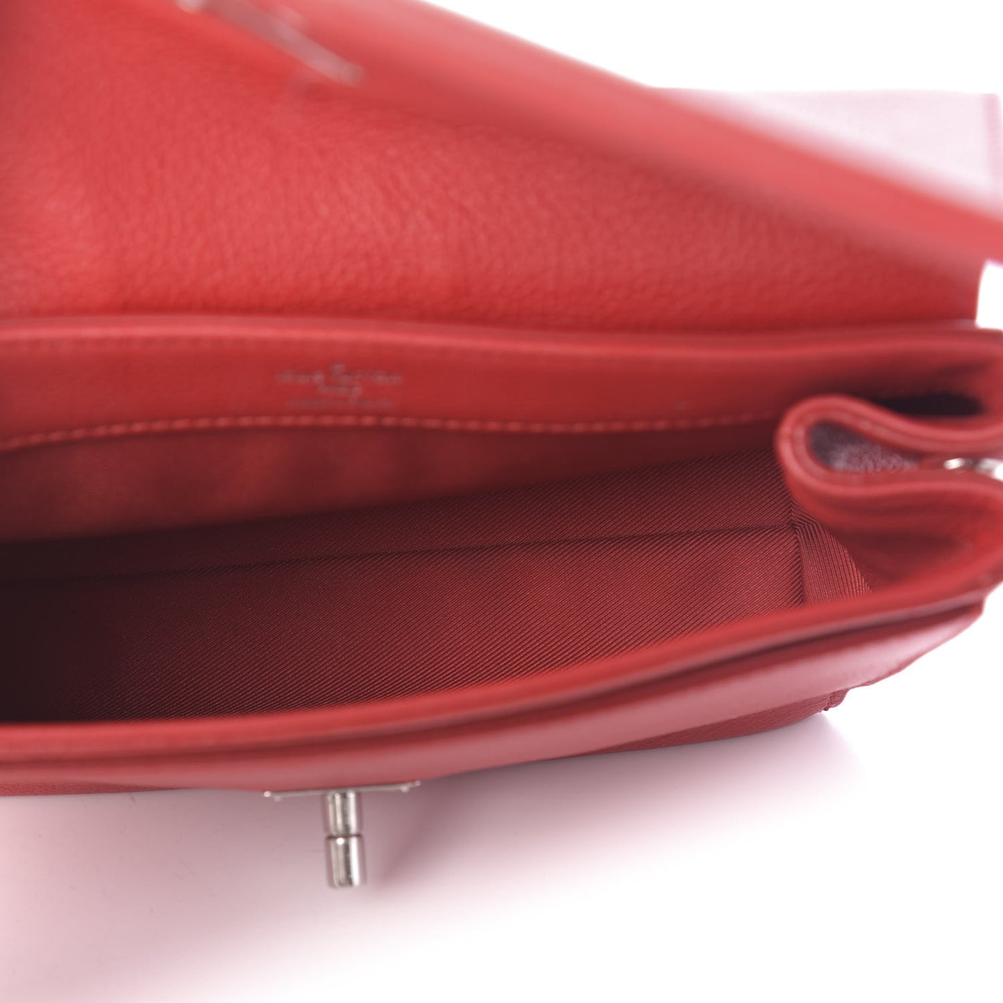 Calfskin Lockme II Chain Bag BB Rubis