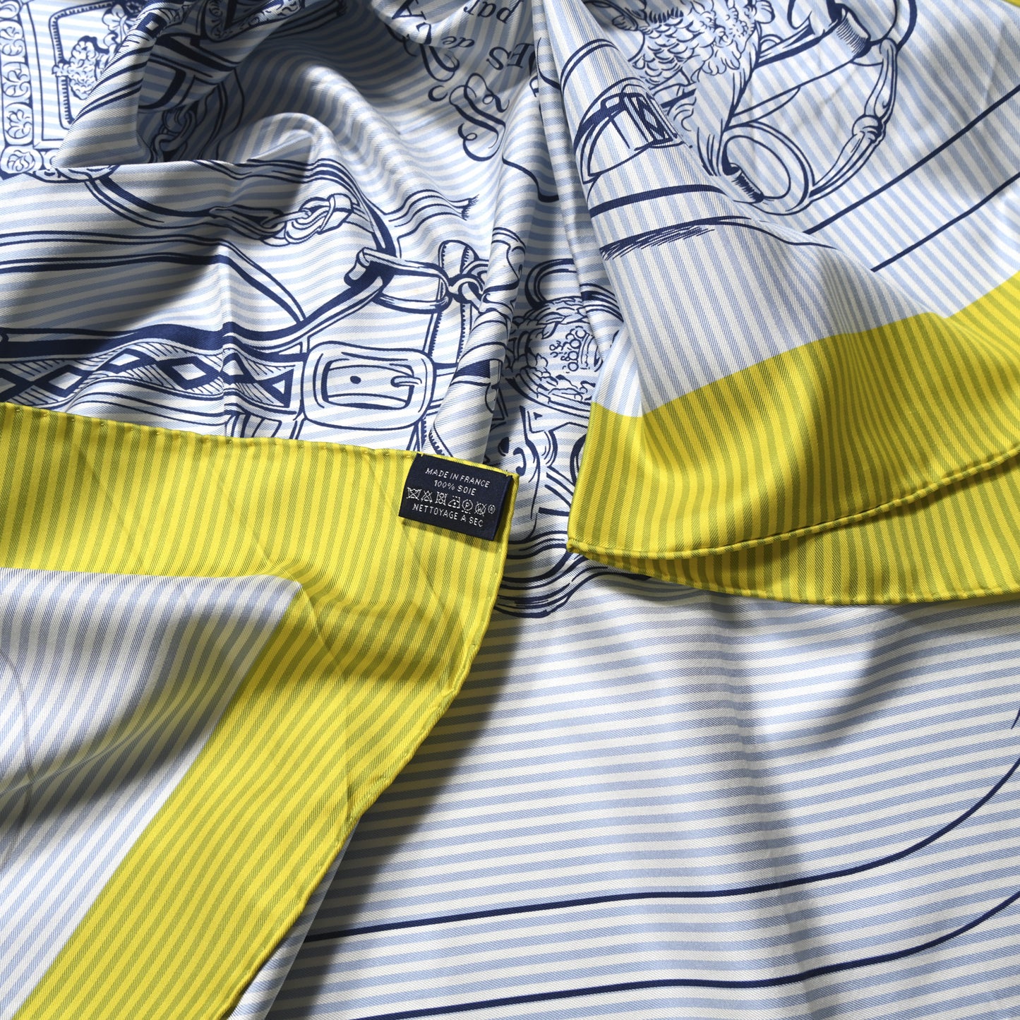 Silk Carre Eyeliner Brides De Gala Scarf 90