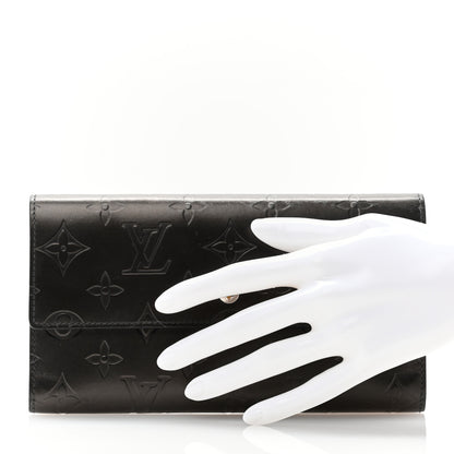 Louis Vuitton Mat Monogram Porte Tresor International Black 2 of 11