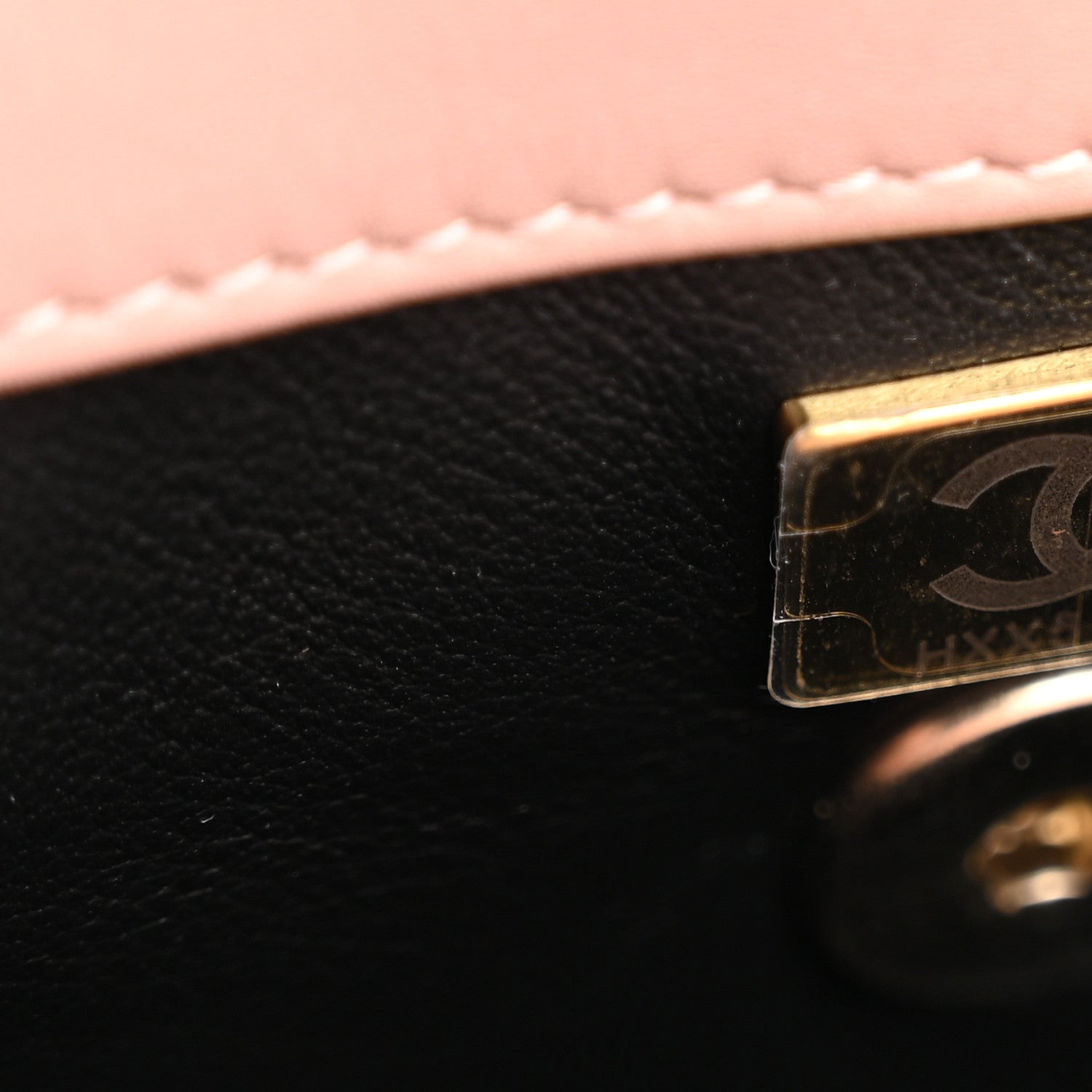 Chanel Calfskin Quilted Lily Floral Mini Coco Handle Flap Beige Black White Red 7 of 12