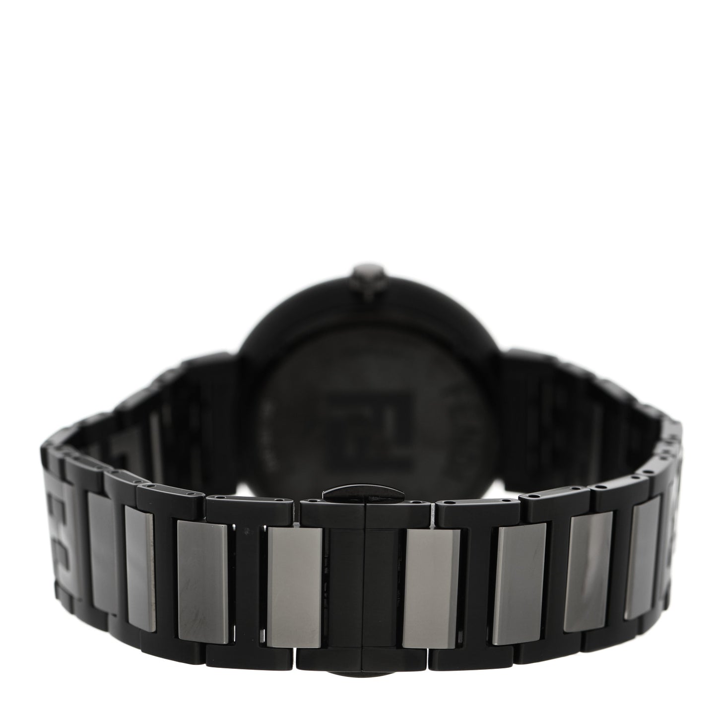 Stainless Steel 39mm Forever Fendi Quartz Watch Black