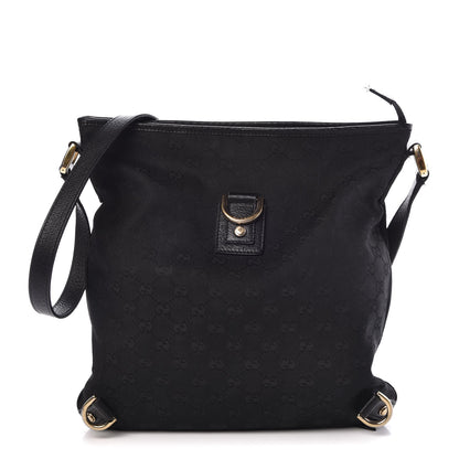 Gucci Monogram Abbey Messenger Bag Black 1 of 8