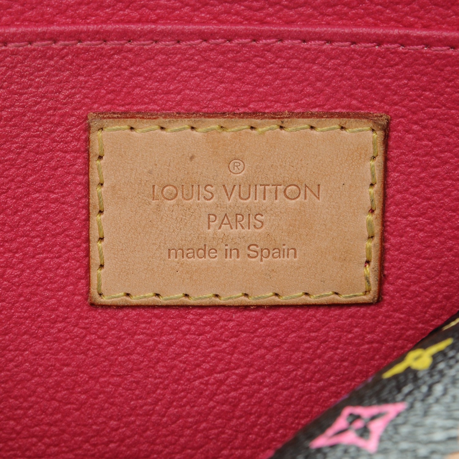 Louis Vuitton Monogram Multicolor Cosmetic Pouch Black Grenade 6 of 8