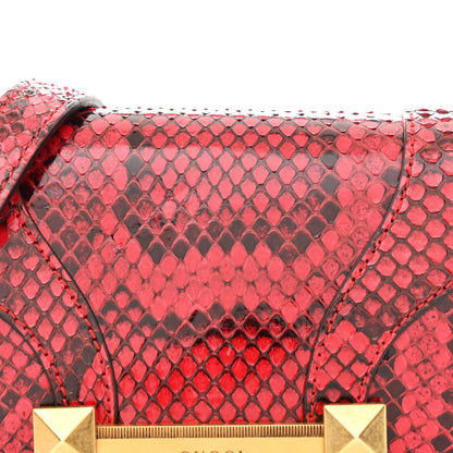 Gucci Elaphe Radiata Small Osiride Shoulder Bag Hibiscus Red 8 of 11