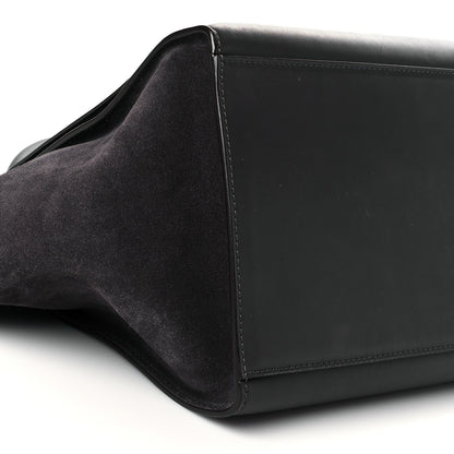 Celine Smooth Calfskin Suede Small Trapeze Grey 8 of 12