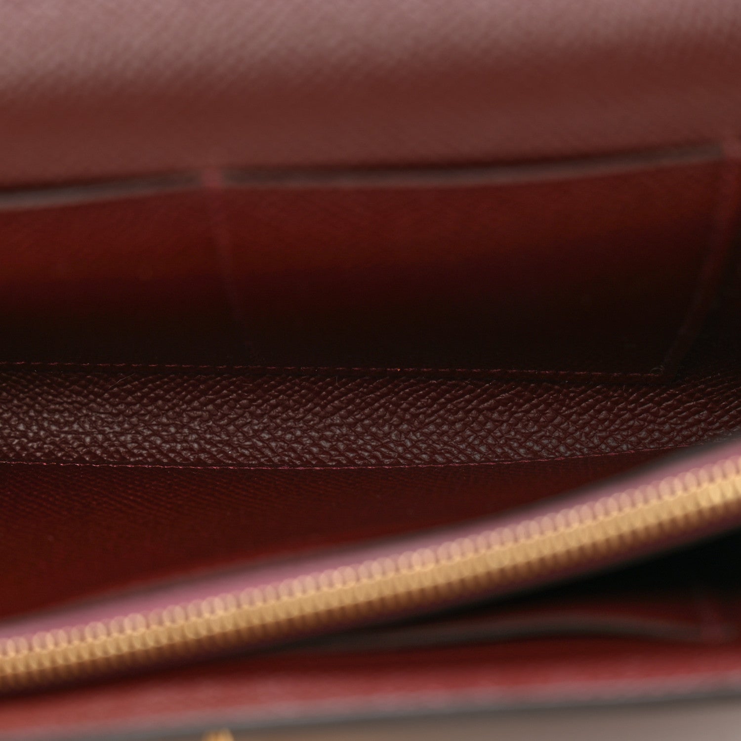 Hermes Epsom Kelly Wallet To Go Bordeaux 5 of 11