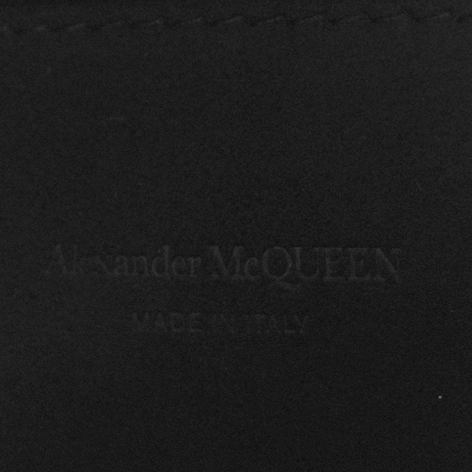Alexander McQueen Calfskin Four Ring Sprayed-Print Flat Pouch Clutch Bag Red Black 7 of 9