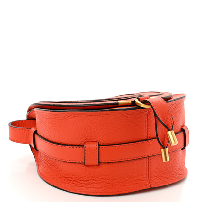 Chloe Calfskin Mini Marcie Round Crossbody Bag Rusted Orange 4 of 12